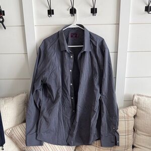 UNTUCKit Striped Gray Shirt